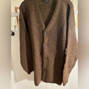 Men’s cardigan sweater Med. Brown